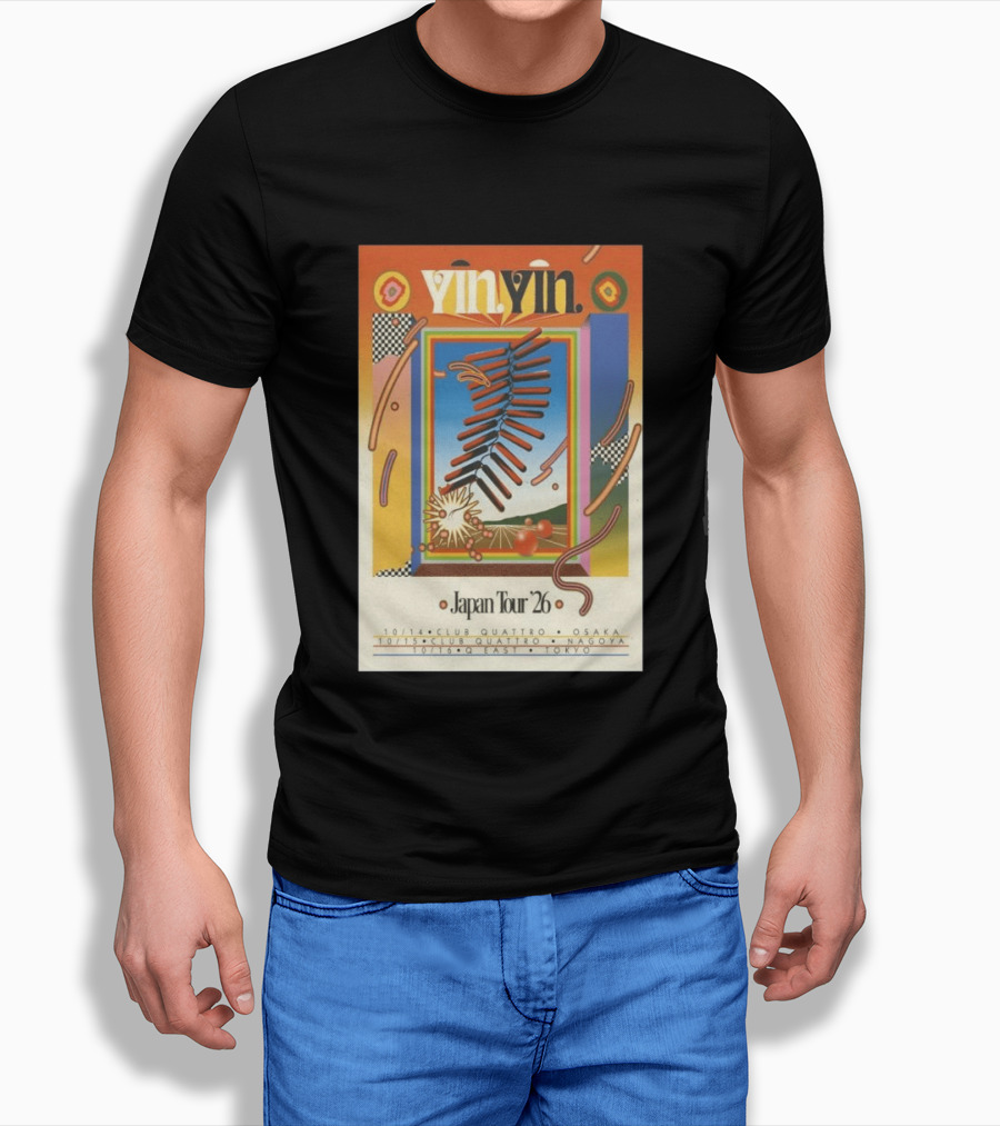 YinYin Japan Tour 2026 Club Quattro Osaka Nagoya Tokyo T-Shirt