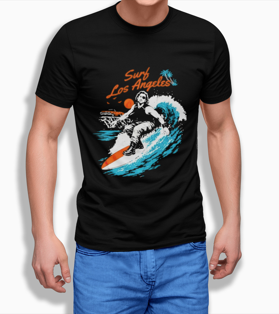 Surf Los Angeles Snake Plissken Escape From New York T-Shirt