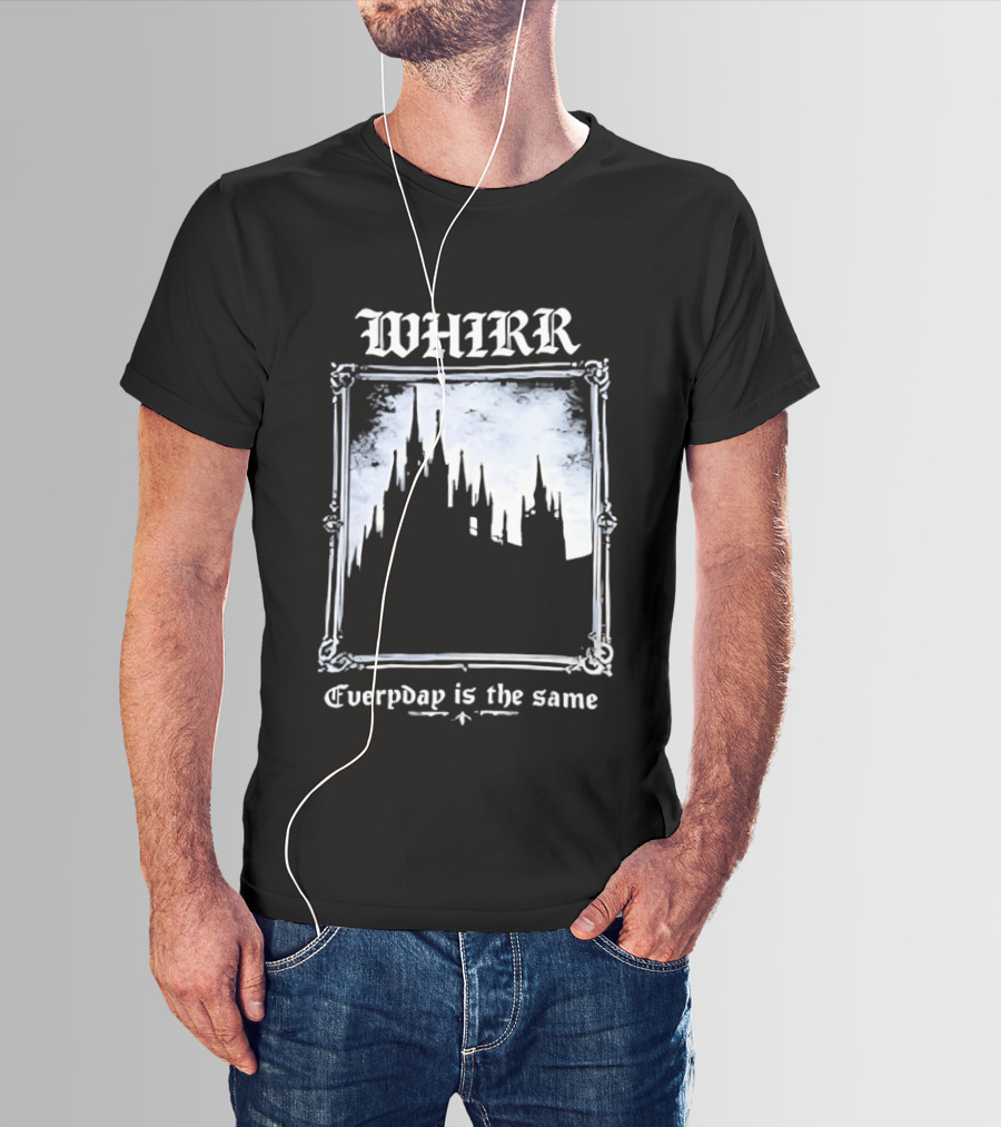 WHIRR Everyday Is The Same Gothic Castle Scene T-Shirt