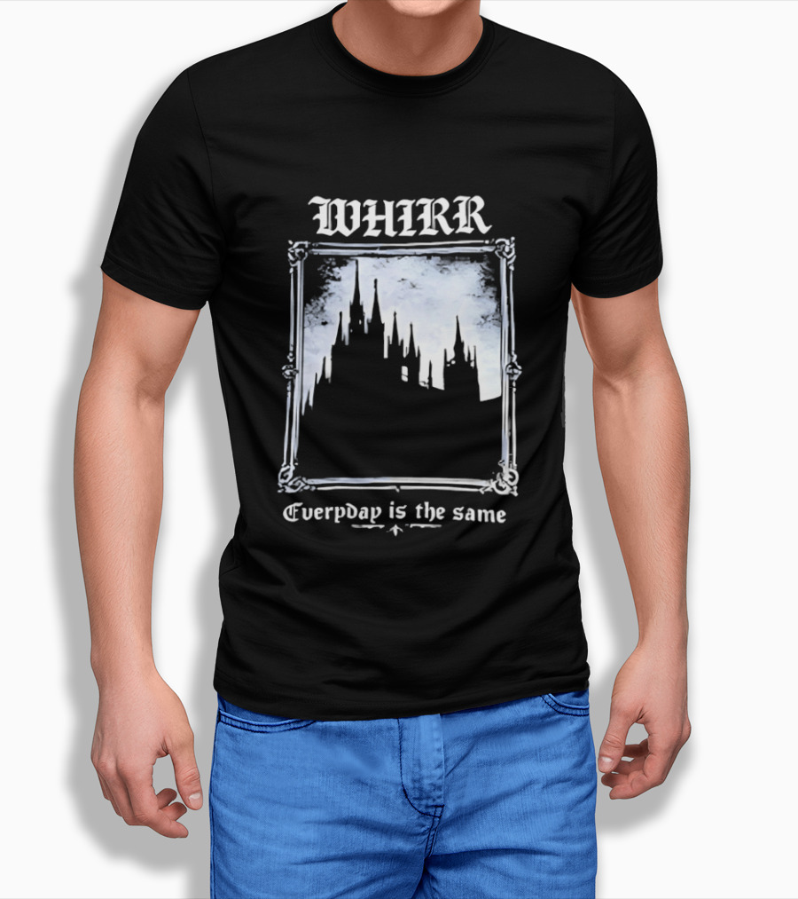 WHIRR Everyday Is The Same Gothic Castle Scene T-Shirt