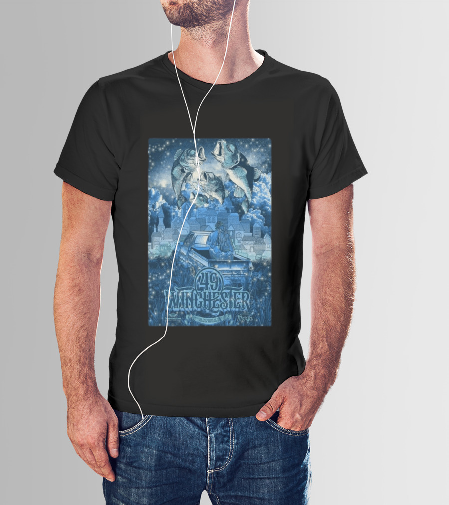 49 Winchester Concert June 02 2026 Wilmington NC Marfa T-Shirt