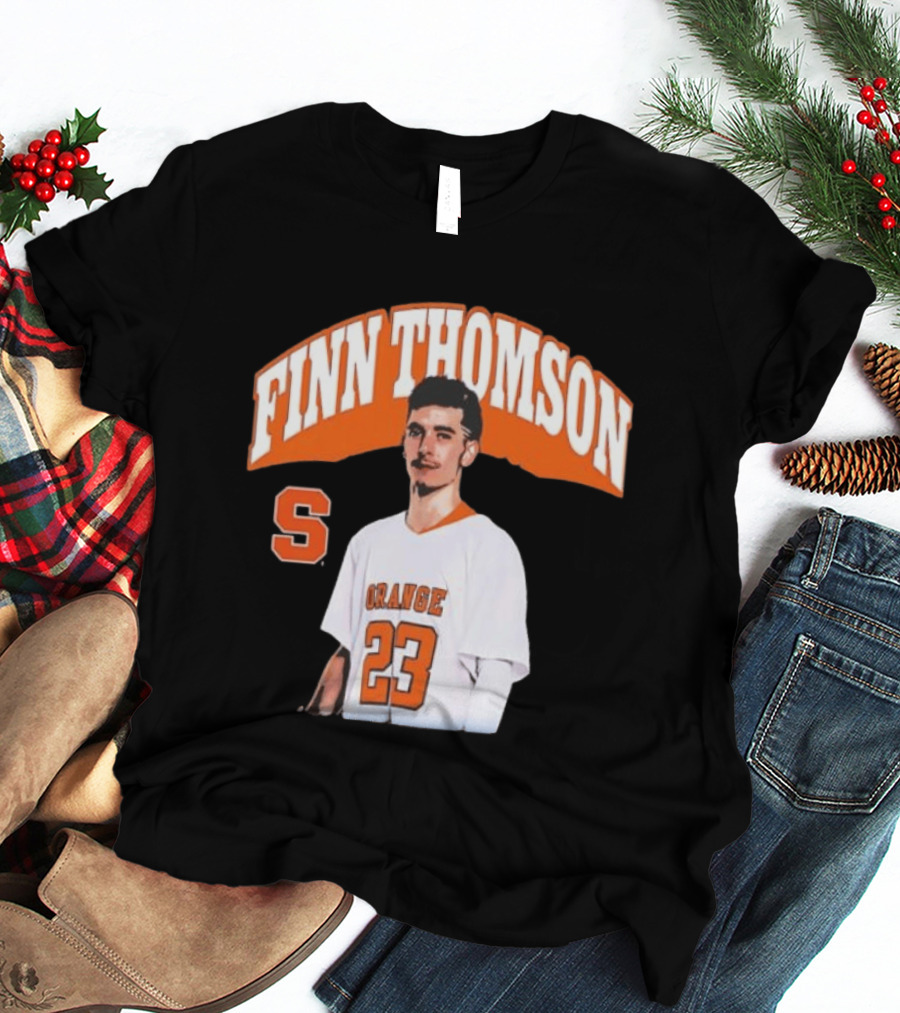 Syracuse Orange Lacrosse Finn Thomson Number 23 T-Shirt