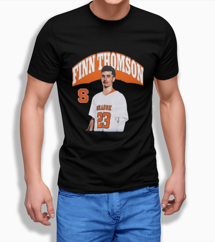 Syracuse Orange Lacrosse Finn Thomson Number 23 T-Shirt