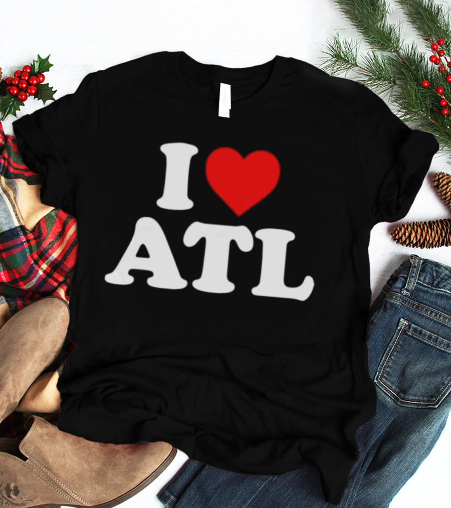 Atlanta Braves I Heart ATL Baseball Team T-Shirt
