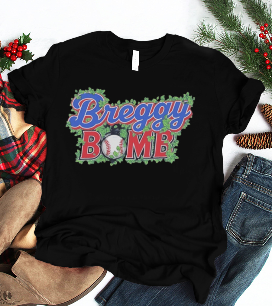 Breggy Bomb Baseball Clover Leaf Chicago T-Shirt