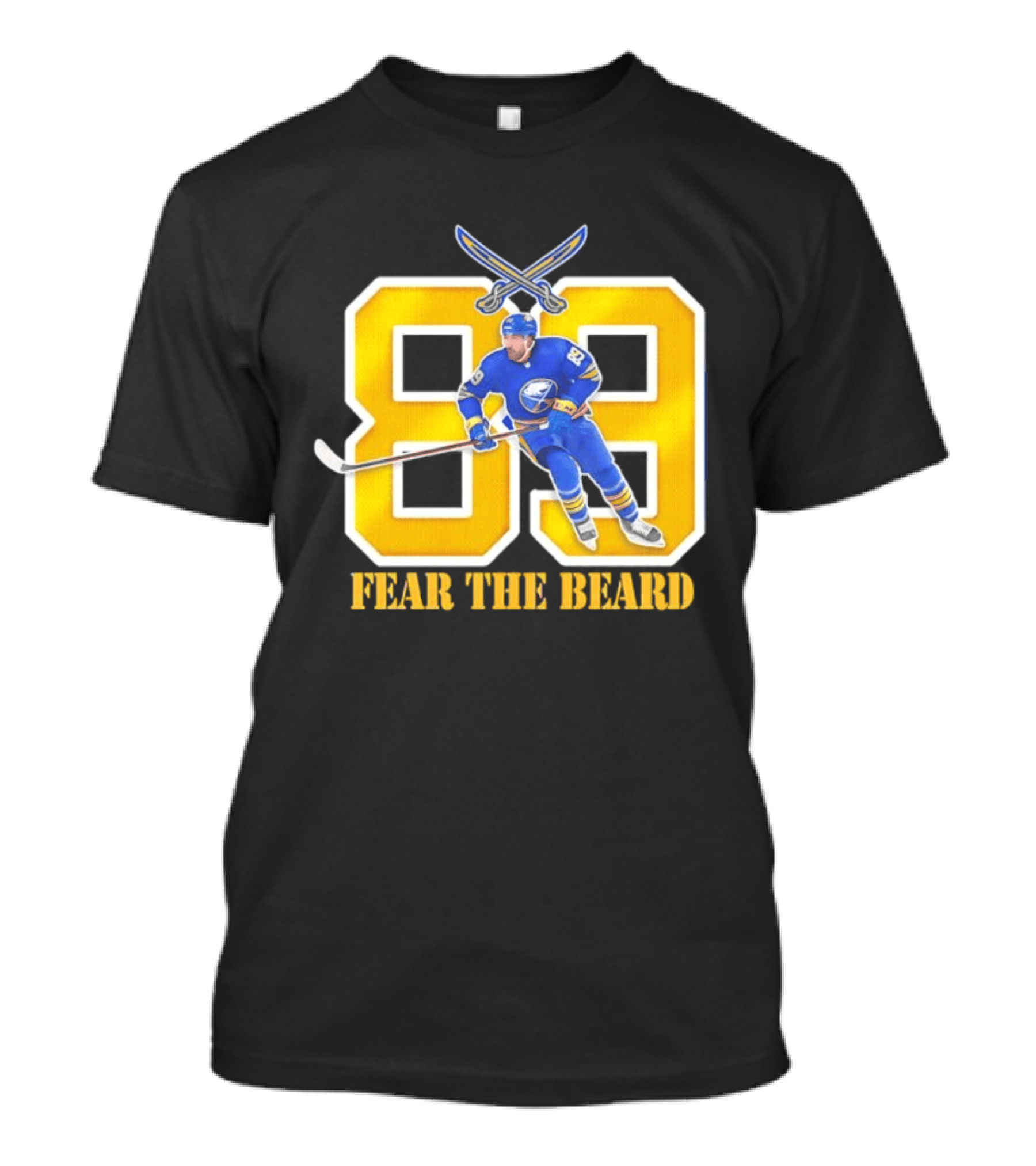 Buffalo Sabres Alex Tuch 89 Fear The Beard Hockey Player Fan Gear T-Shirt
