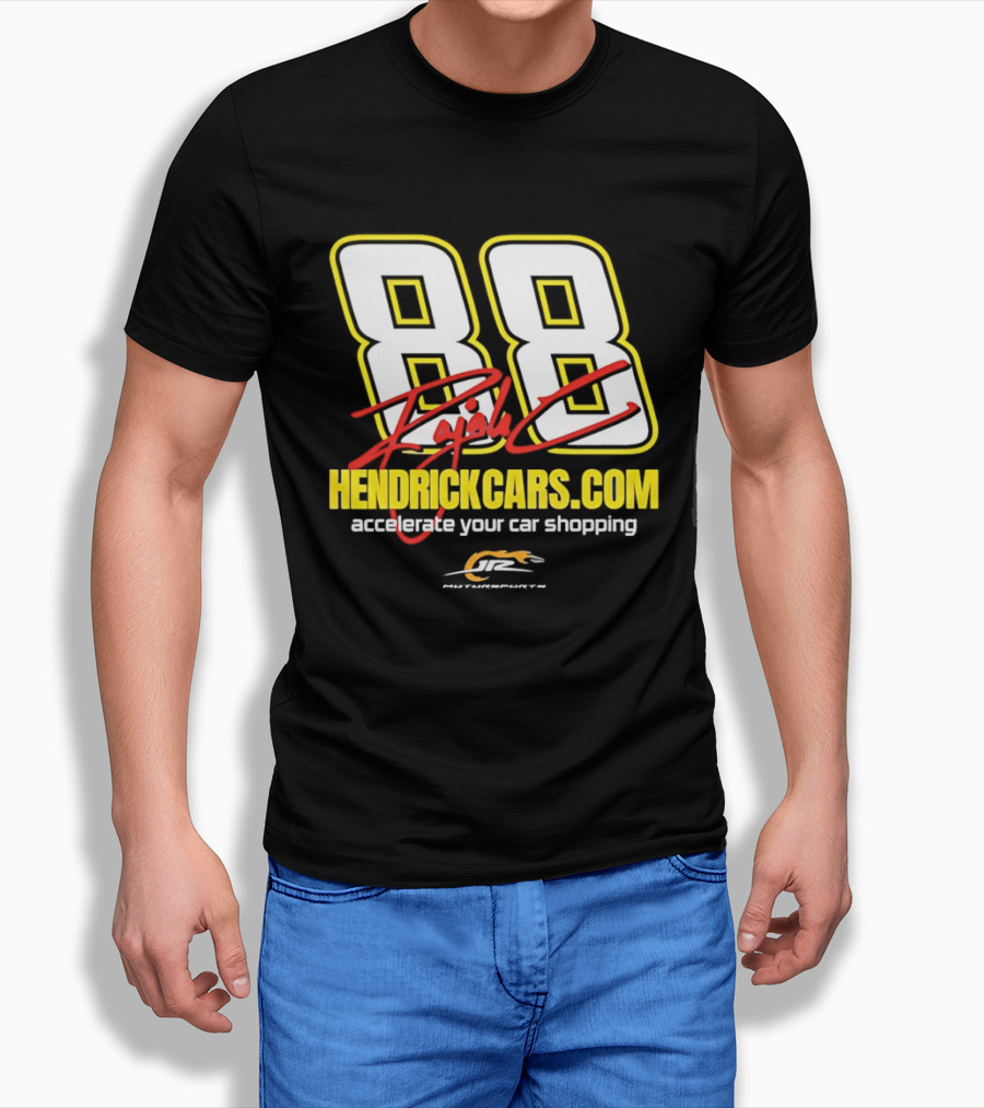 Dale Jr 88 Signature HendrickCarsCom JRM Motorsports NASCAR Accelerate Your Car Shopping T-Shirt