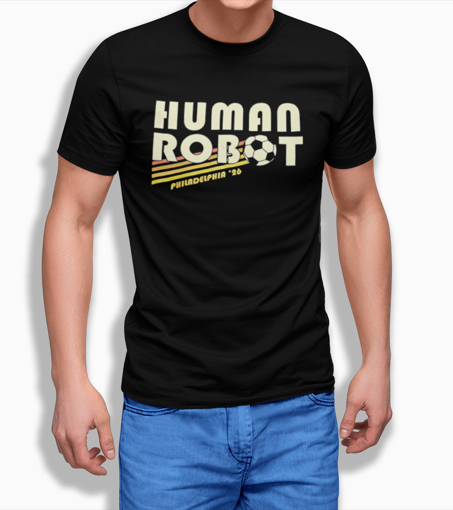 Human Robot Philadelphia 26 Soccer T-Shirt