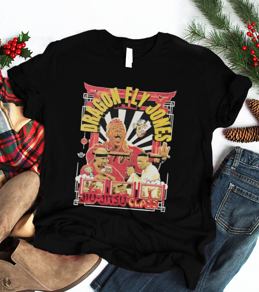 Dragon Fly Jones Jiu Jitsu Class Martial Arts Comedy 90s T-Shirt