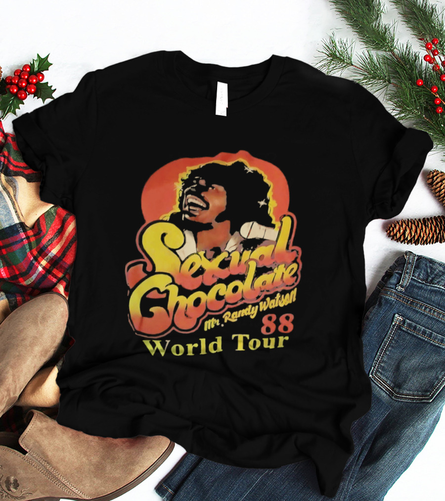 Sexual Chocolate Mr Randy Watson 88 World Tour Eddie Murphy Coming To America T-Shirt