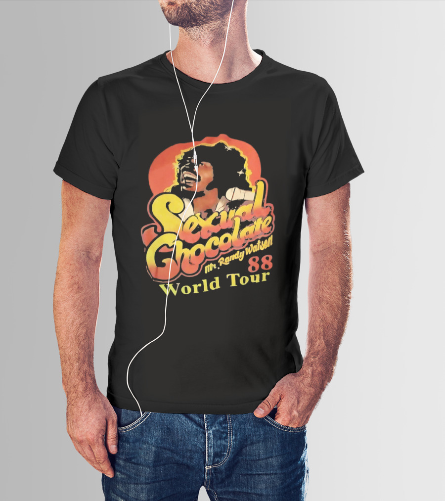 Sexual Chocolate Mr Randy Watson 88 World Tour Eddie Murphy Coming To America T-Shirt