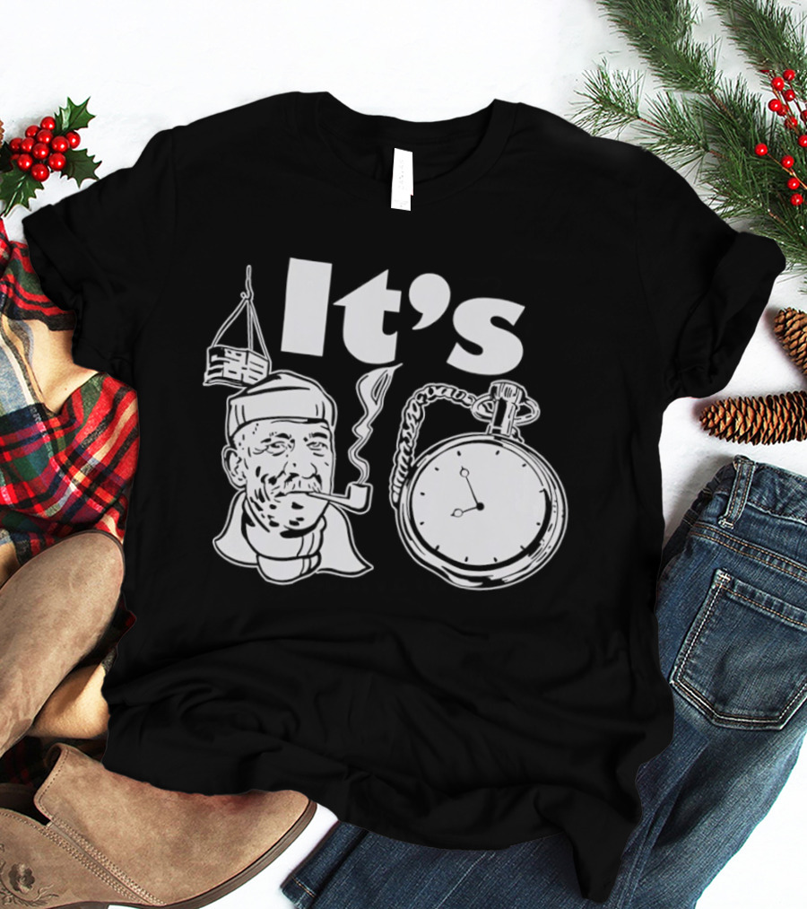 Popeye Crane Hook Time Smoking Pipe T-Shirt