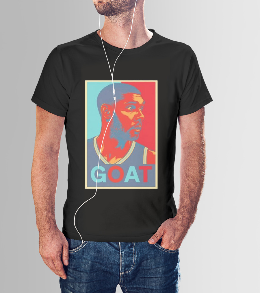 GOAT Tim Duncan San Antonio Spurs T-Shirt