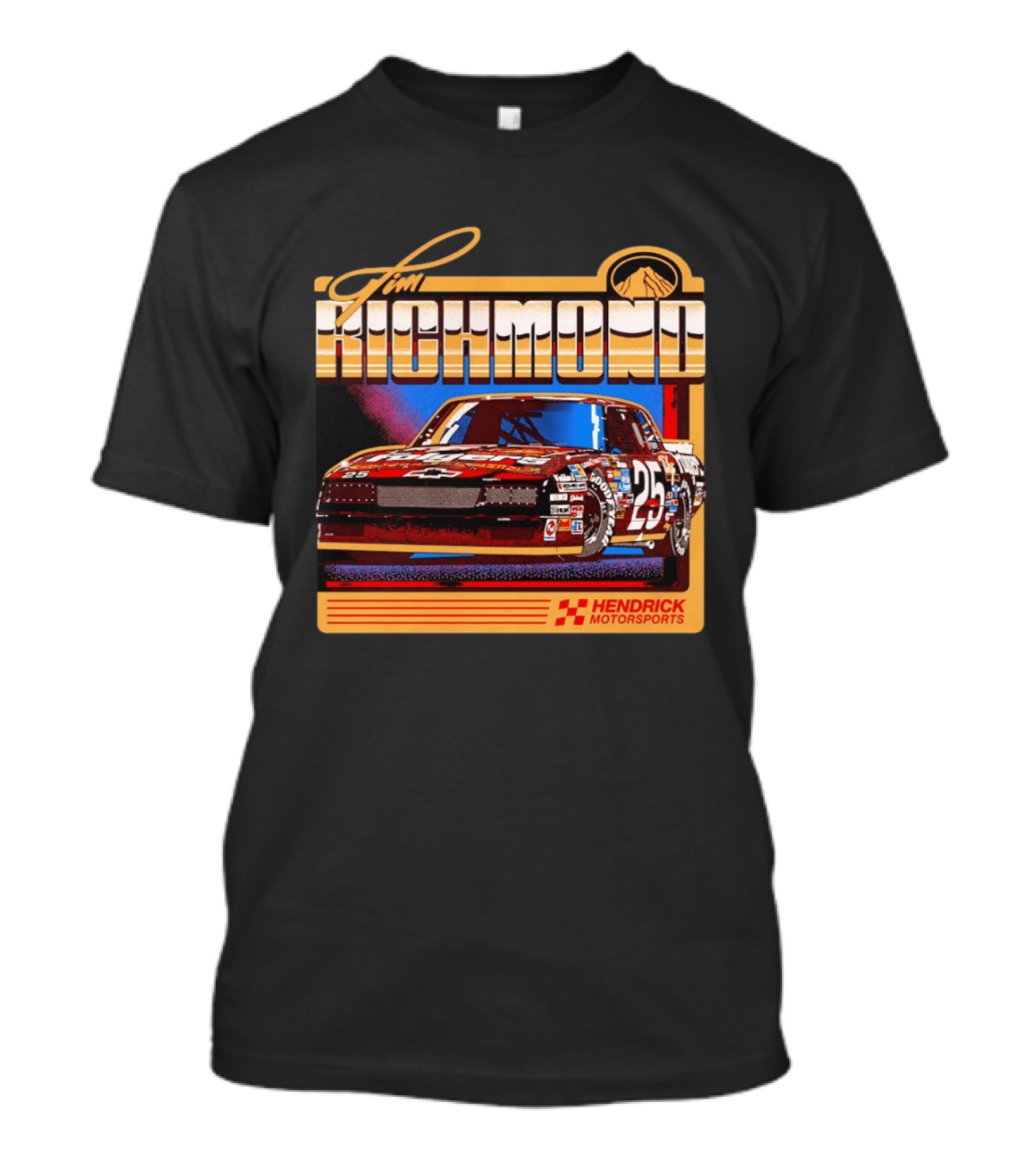 Tim Richmond 25 Chevrolet Hendrick Motorsports Racing NASCAR Folgers T-Shirt