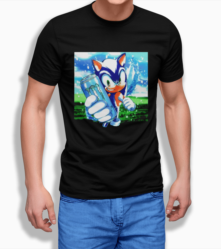 Mamono World Hedgehog Monster Energy T-Shirt