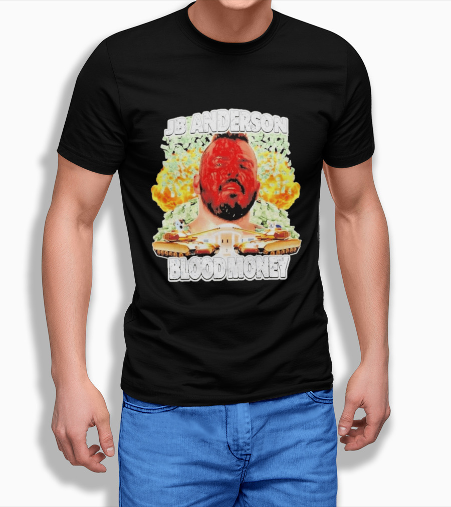JB Anderson Bloodmoney 90s Bootleg Explosion Cash Tanks T-Shirt