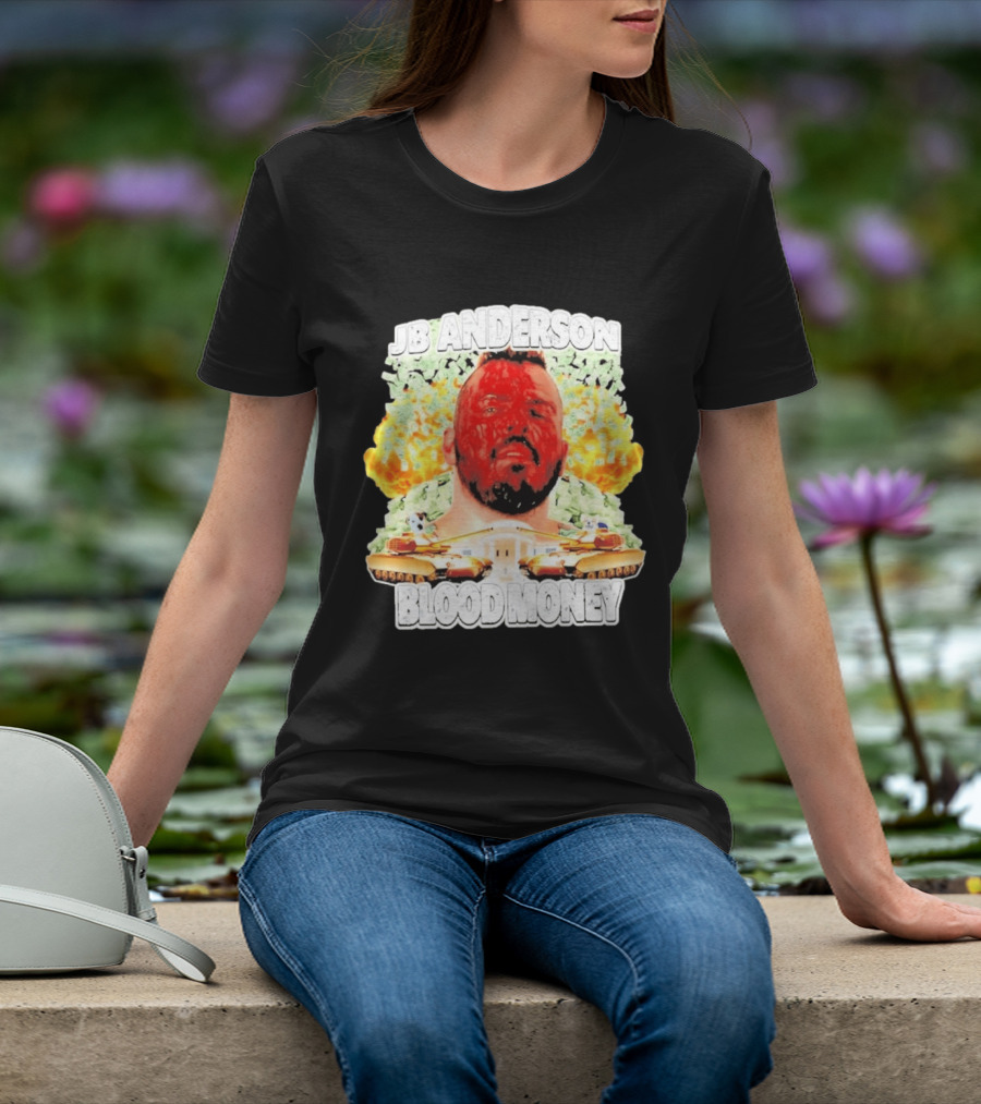 JB Anderson Bloodmoney 90s Bootleg Explosion Cash Tanks T-Shirt