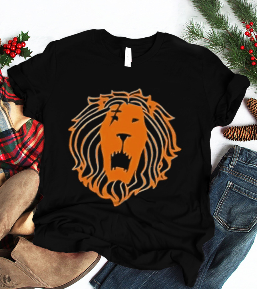 Lion Pride Seven Deadly Sins Rugged Roaring Face T-Shirt