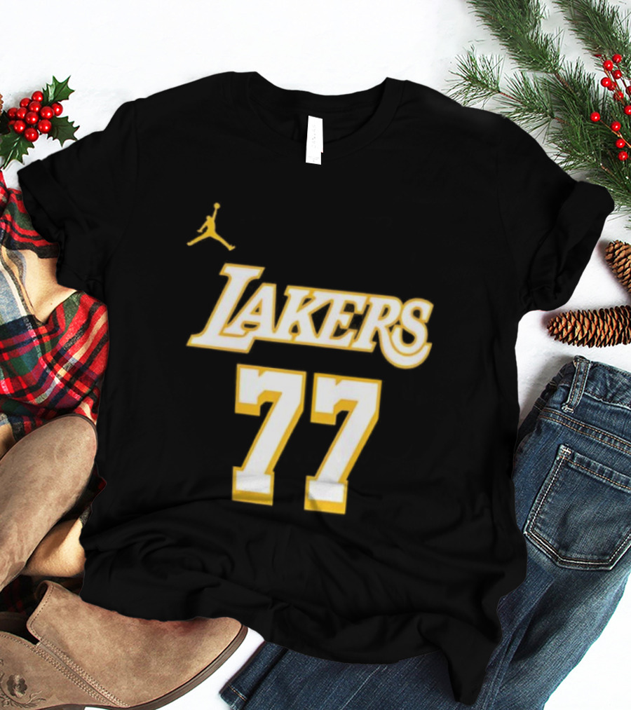 Luka Doncic Lakers 77 Jordan T-Shirt