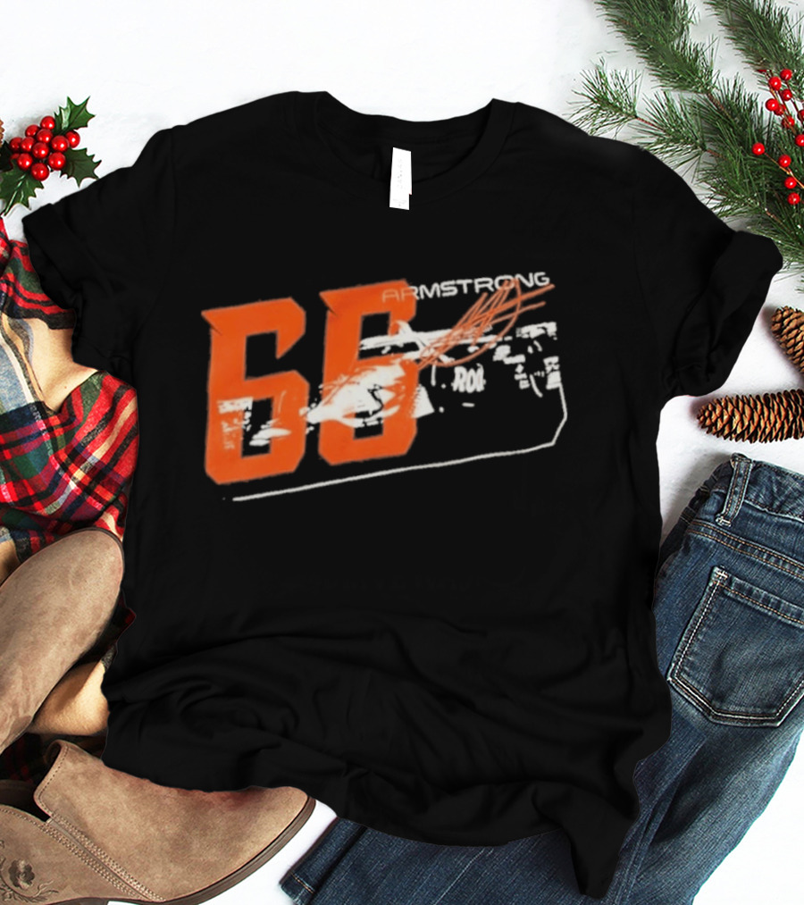 Armstrong 66 Racing Number With Dynamic Speed Lines T-Shirt
