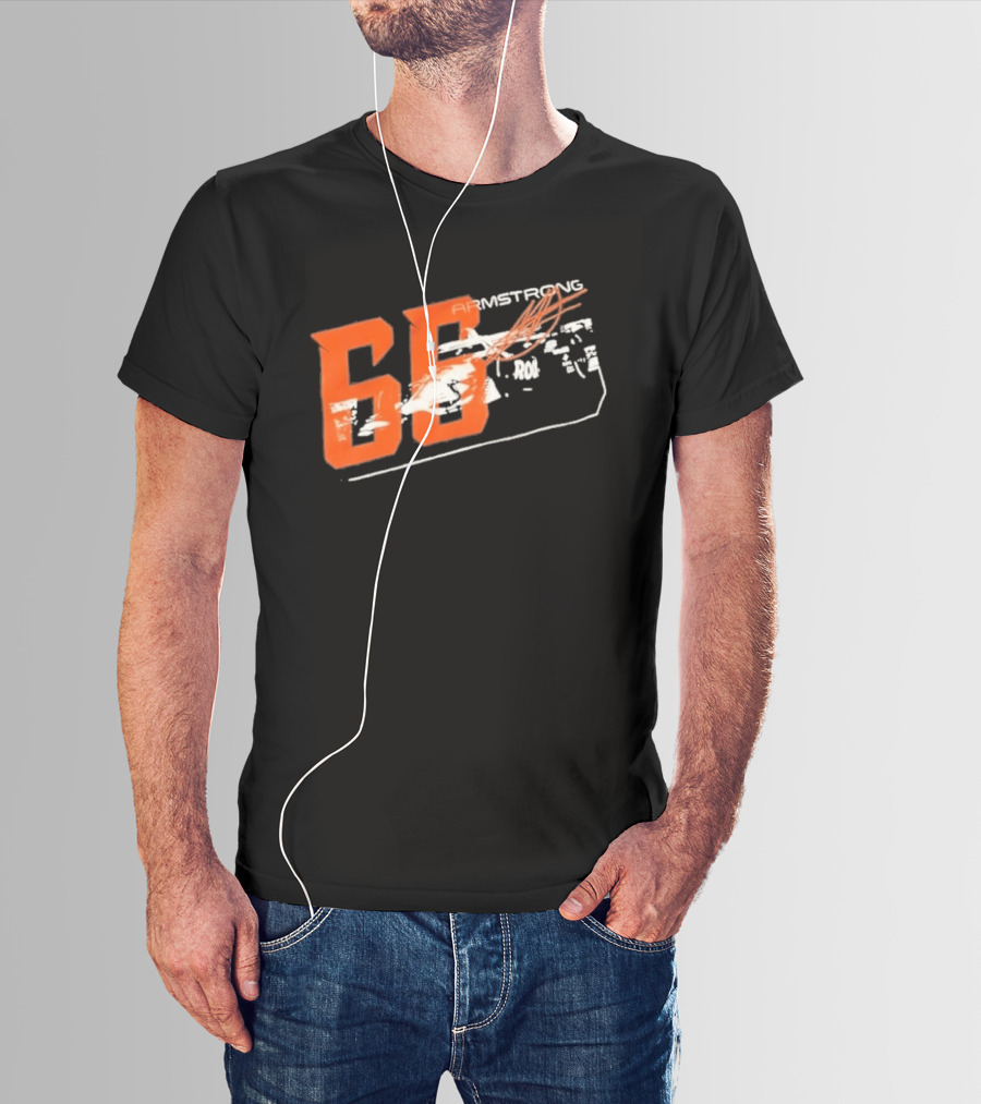 Armstrong 66 Racing Number With Dynamic Speed Lines T-Shirt