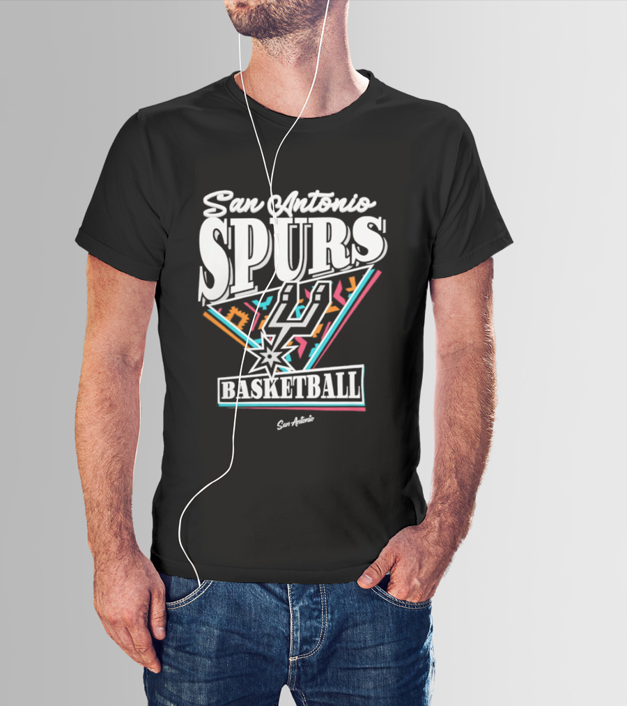 San Antonio Spurs 90s Basketball T-Shirt