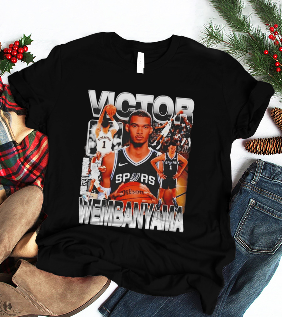 Victor Wembanyama Spurs Phenom Basketball Player T-Shirt