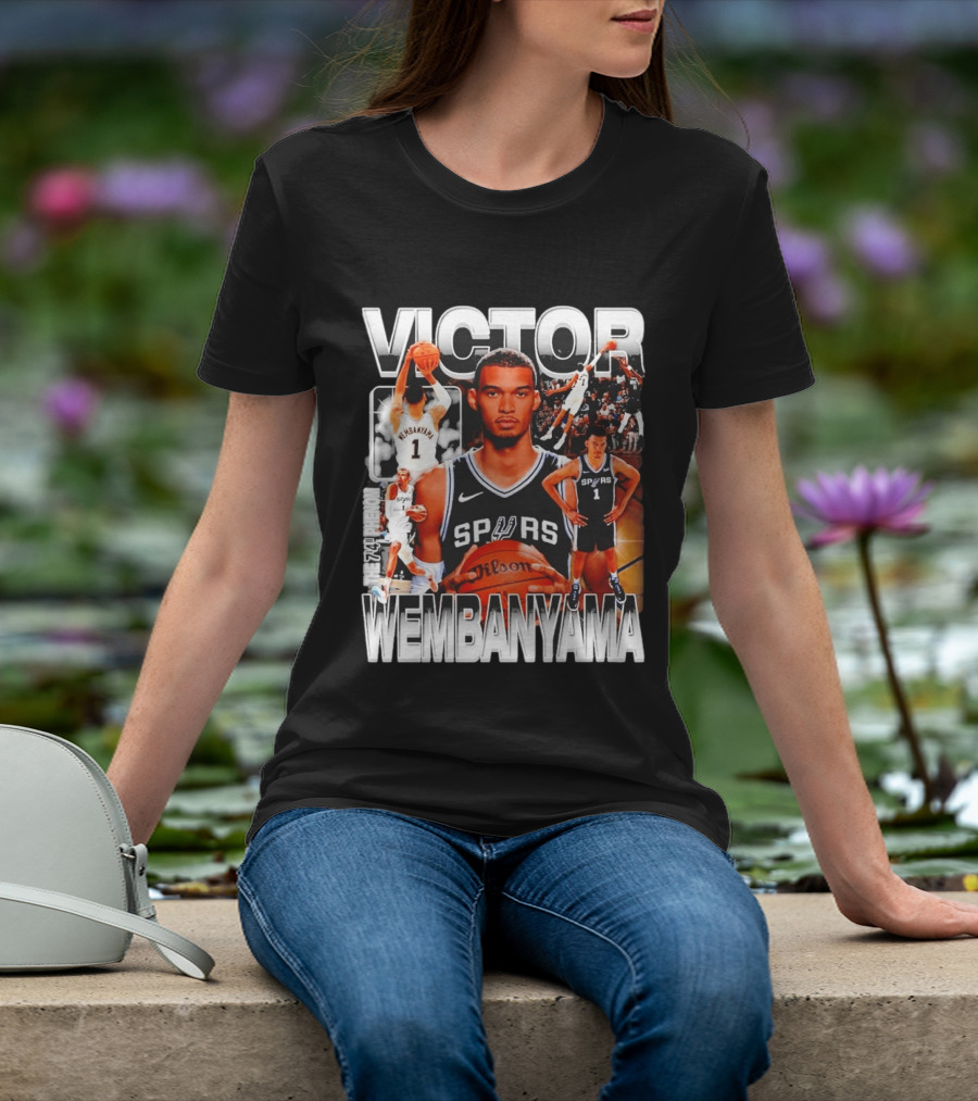 Victor Wembanyama Spurs Phenom Basketball Player T-Shirt