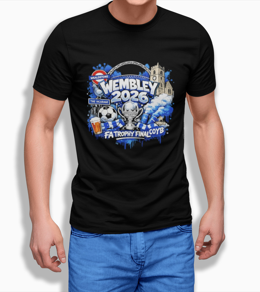 Wealdstone Wembley 2026 FA Trophy Final COYB The Vicarage T-Shirt
