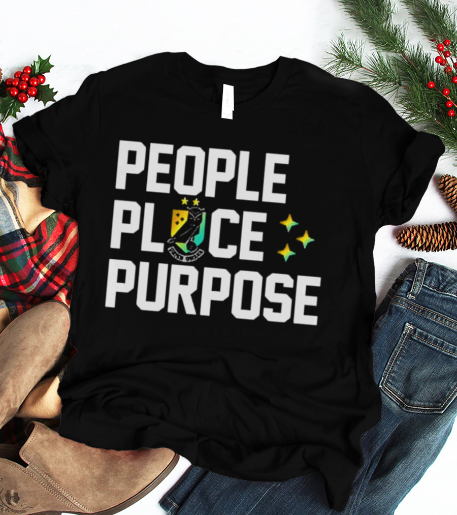 People Place Purpose LGBTQ Pride Month Rainbow Stars T-Shirt