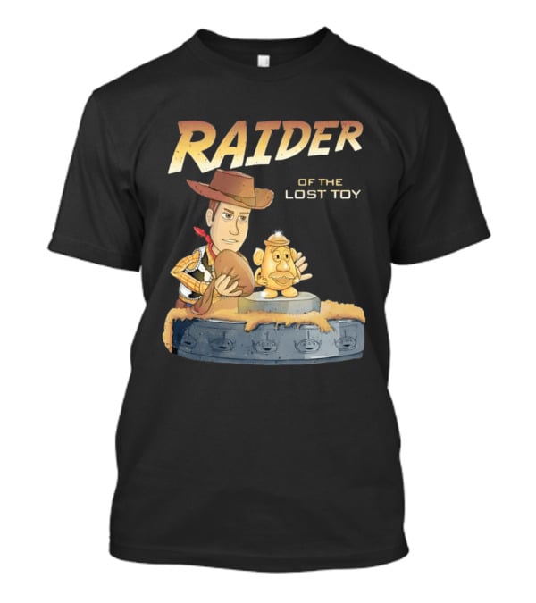 Raiders Toy Story Woody Mr Potato Head Lost Toy T-Shirt