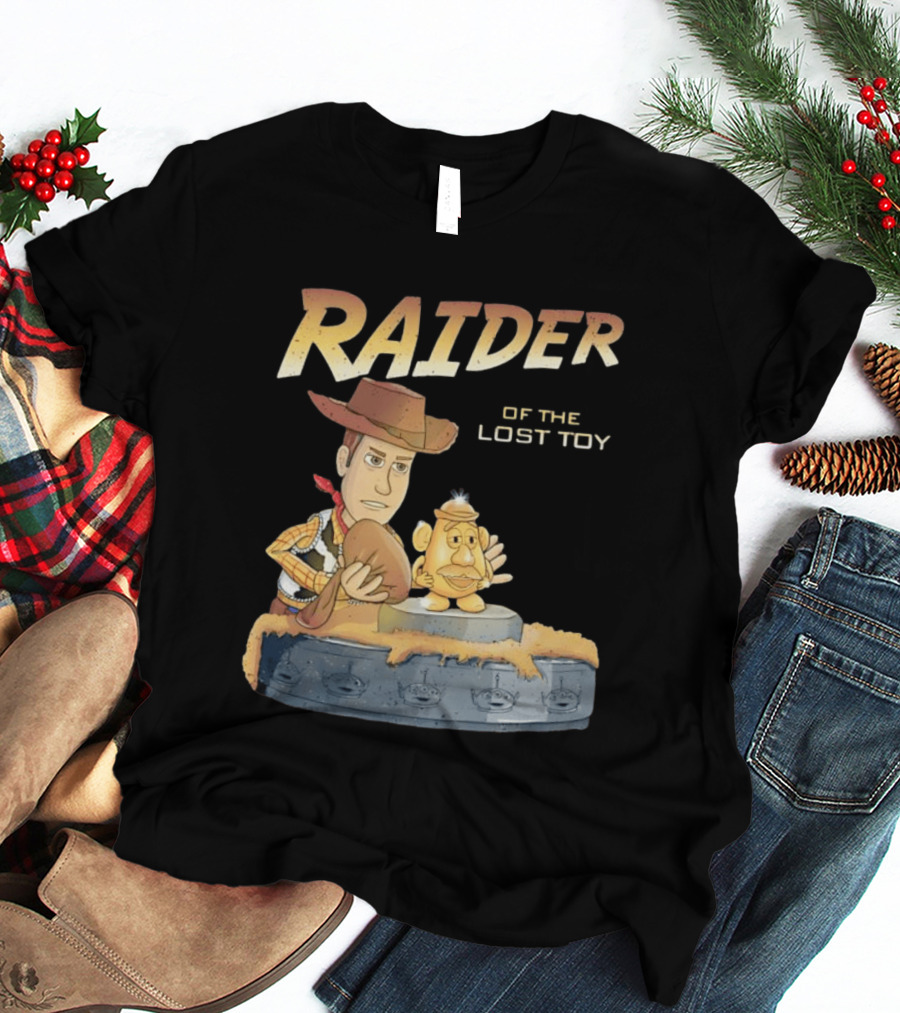 Raiders Toy Story Woody Mr Potato Head Lost Toy T-Shirt