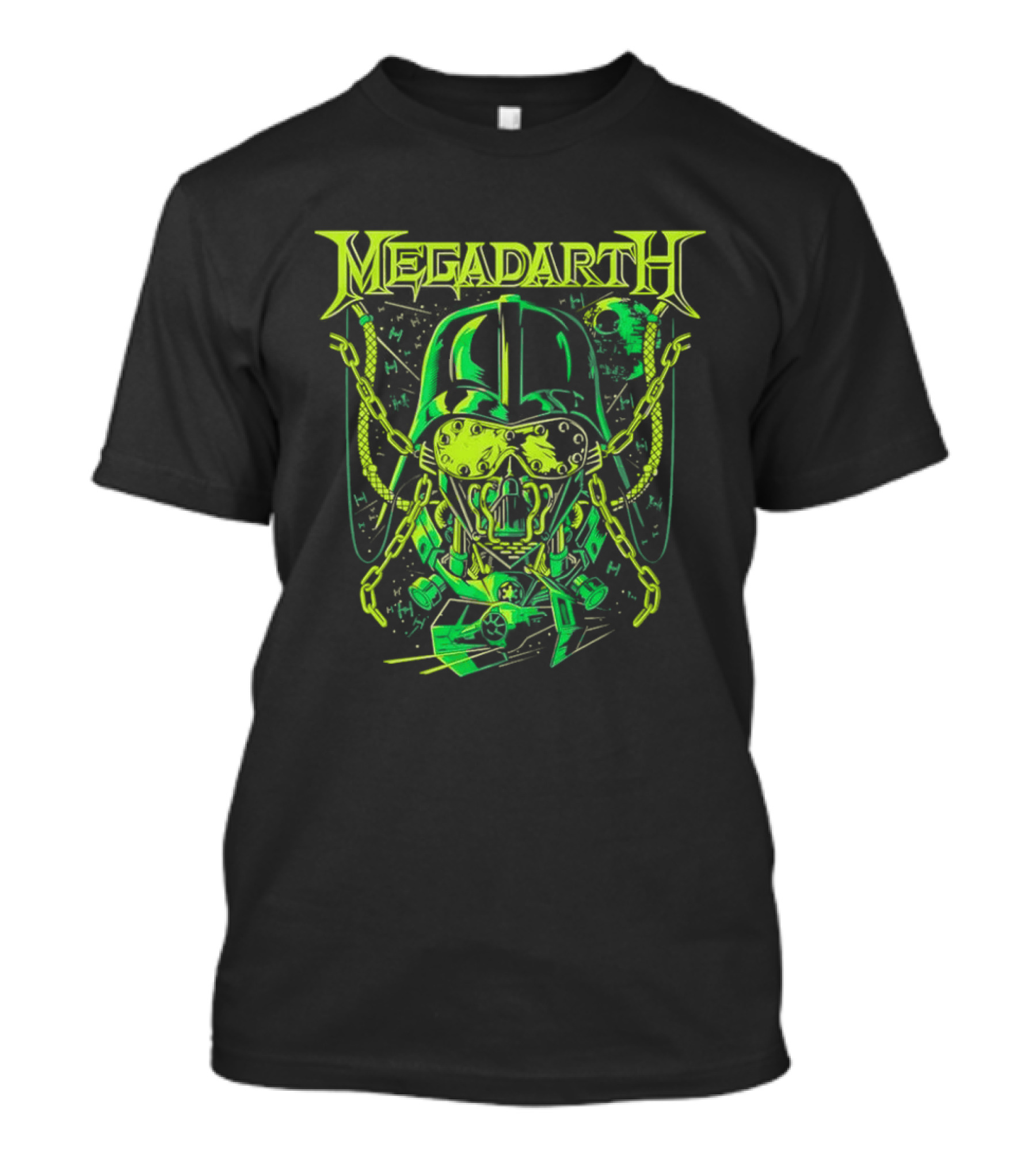 Star Wars Darth Vader Megadarth Helmet Space Iconic Mashup T-Shirt