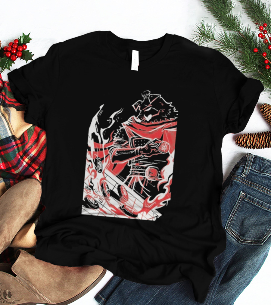 Technoblade Of War Gamer Tribute Epic Medieval Style Scarf And Flames T-Shirt