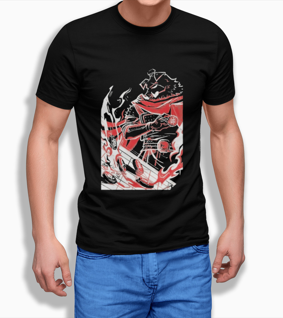 Technoblade Of War Gamer Tribute Epic Medieval Style Scarf And Flames T-Shirt