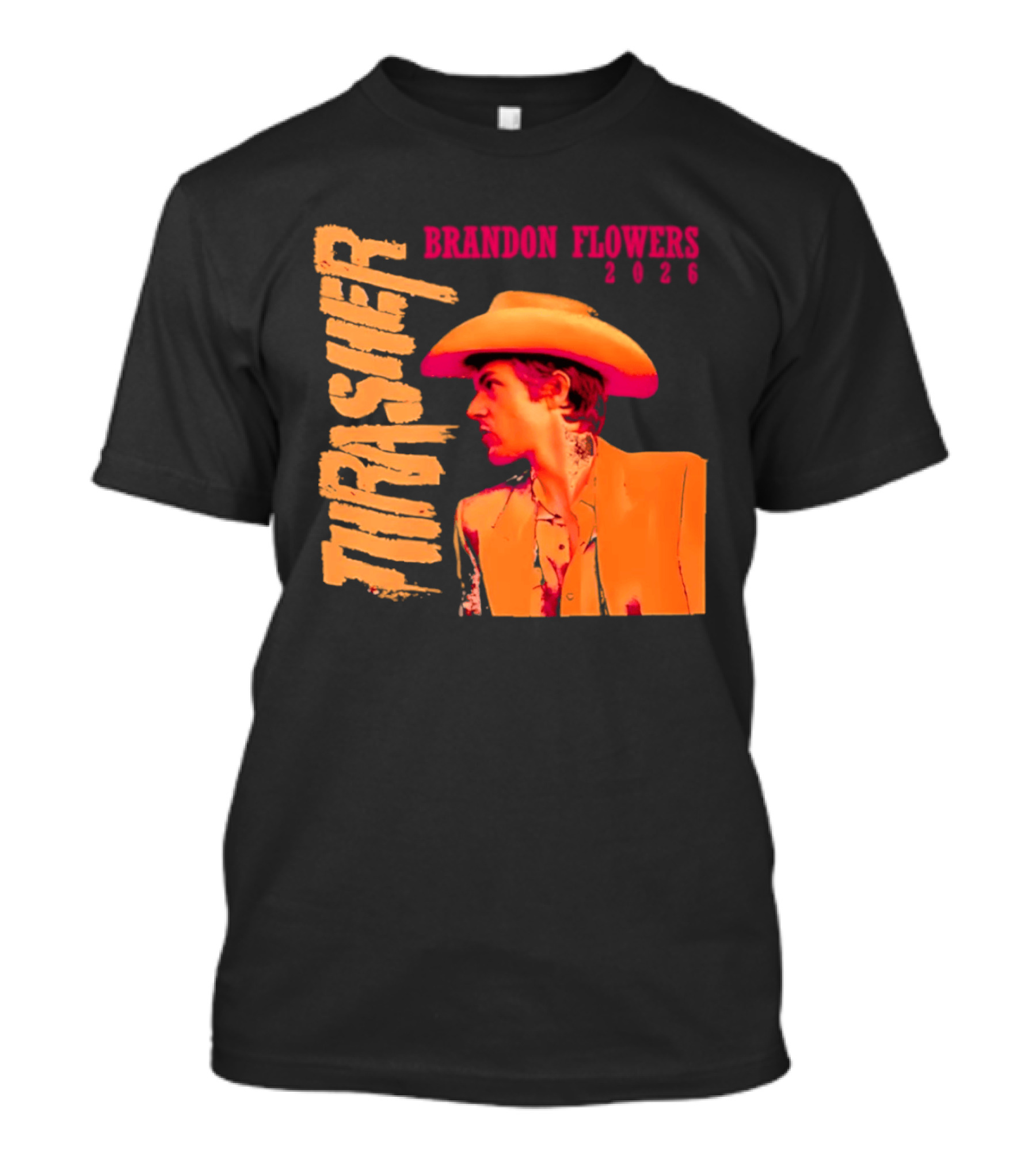 Brandon Flowers Thrasher 2026 Cowboy T-Shirt