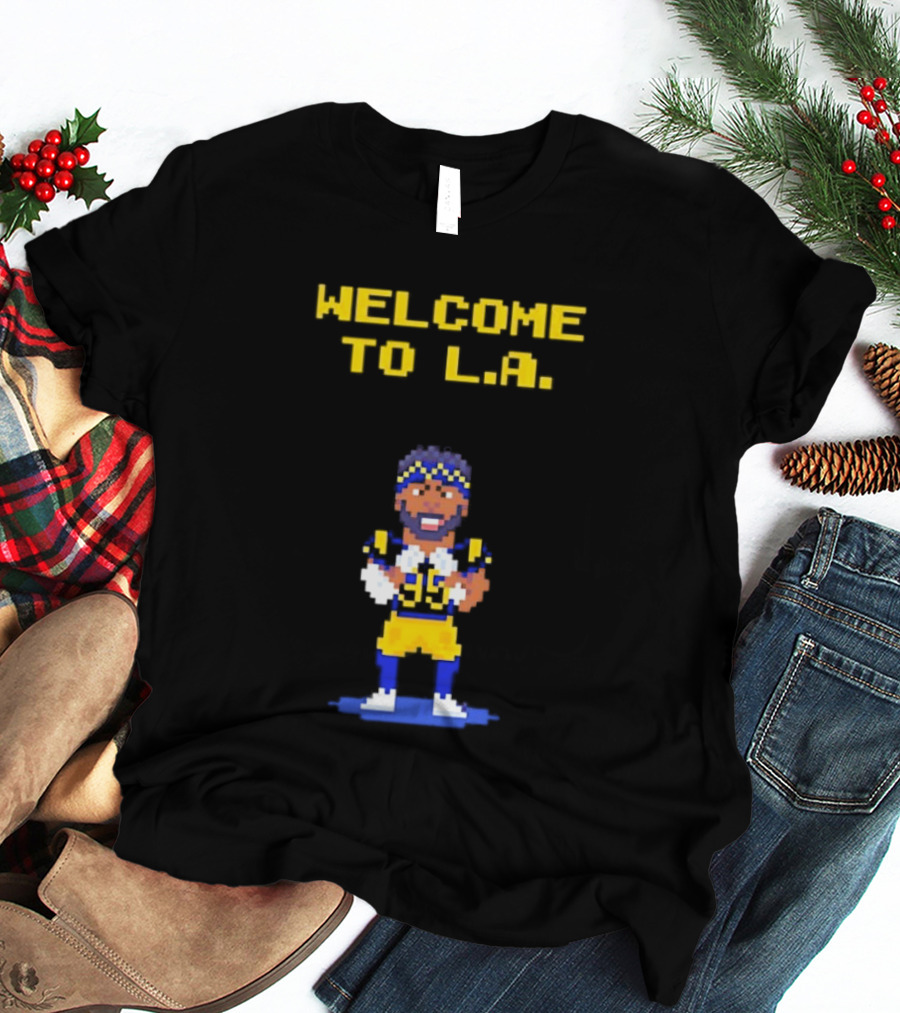 Welcome To L.A. Aaron Donald Los Angeles Rams Video Game T-Shirt