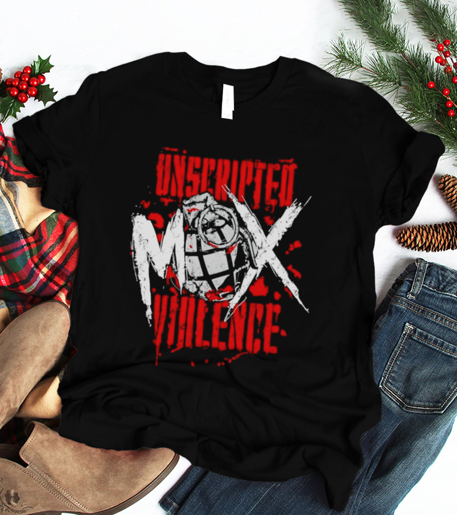 AEW Unscripted Violence Mox Grenade T-Shirt