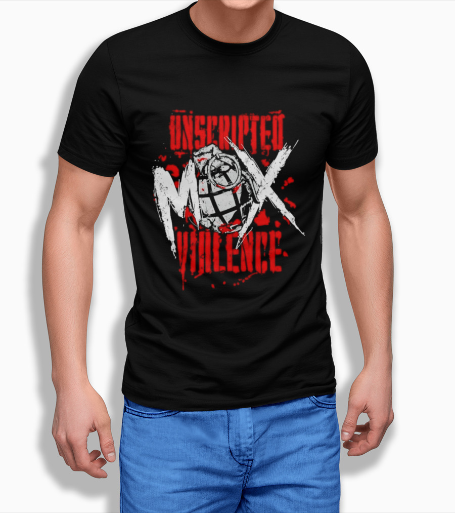 AEW Unscripted Violence Mox Grenade T-Shirt