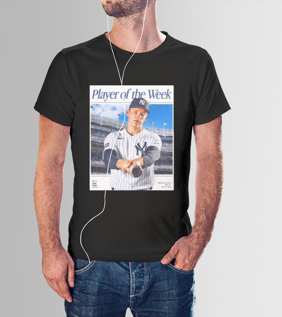 American League May 25 May 31 2026 Ben Rice Player Of The Week Yankees T-Shirt
