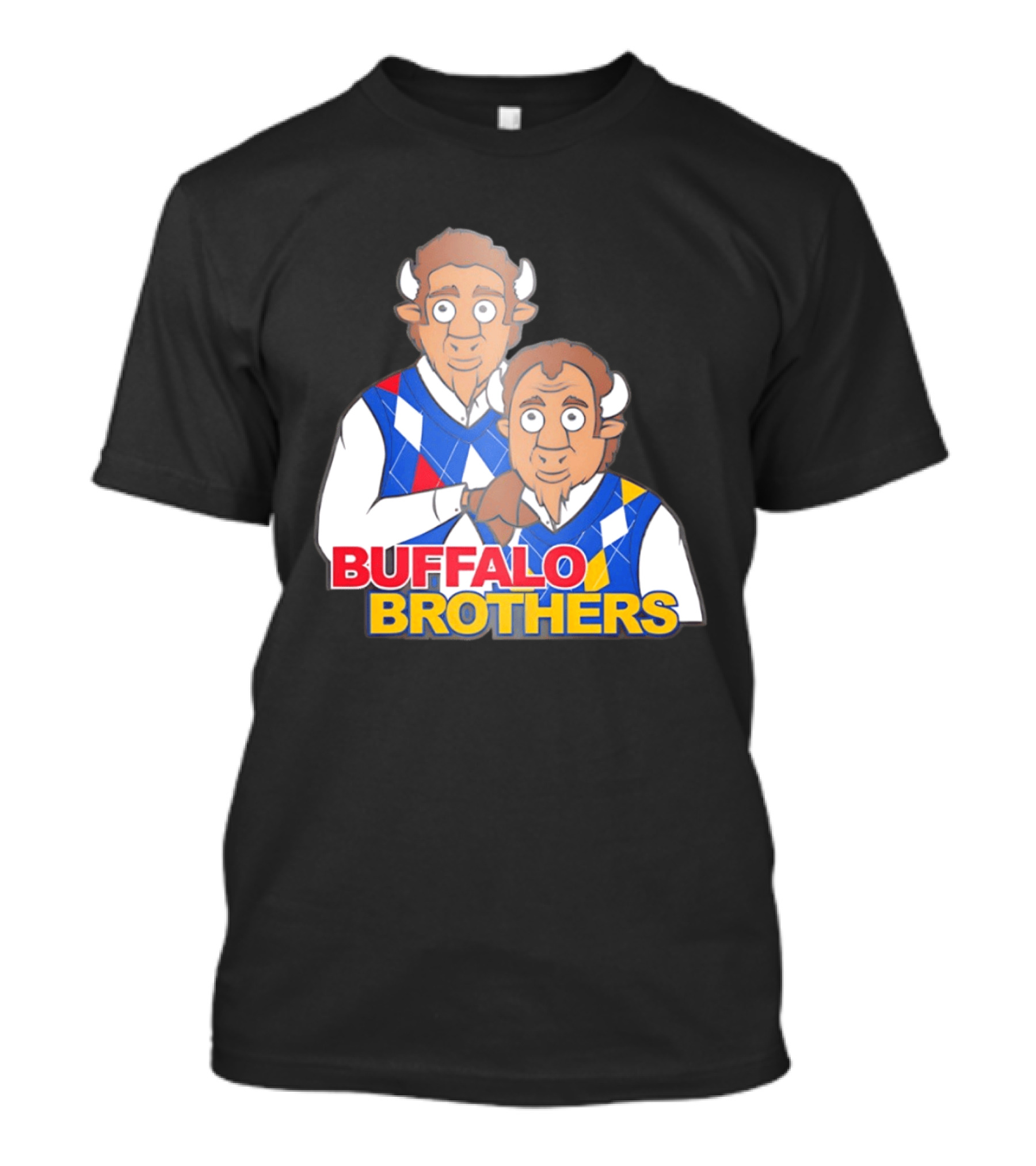 Buffalo Brothers Buffalo Bills Football 2026 Cartoon T-Shirt