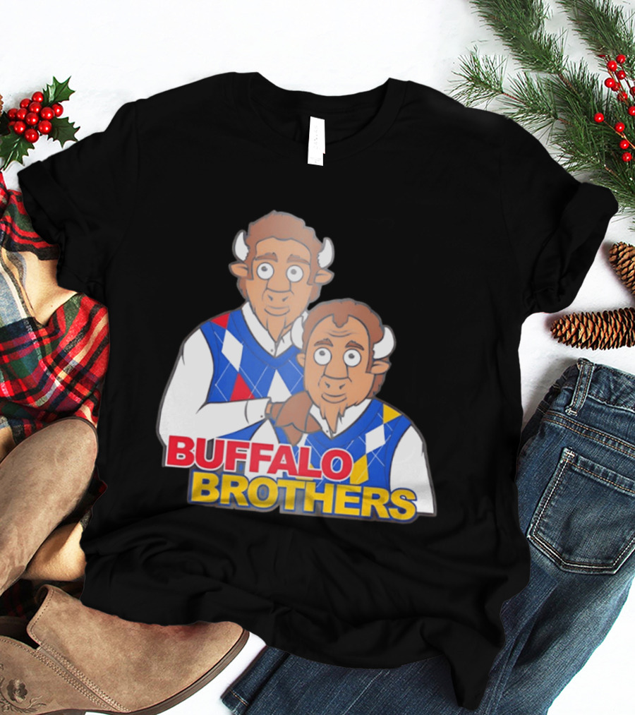 Buffalo Brothers Buffalo Bills Football 2026 Cartoon T-Shirt
