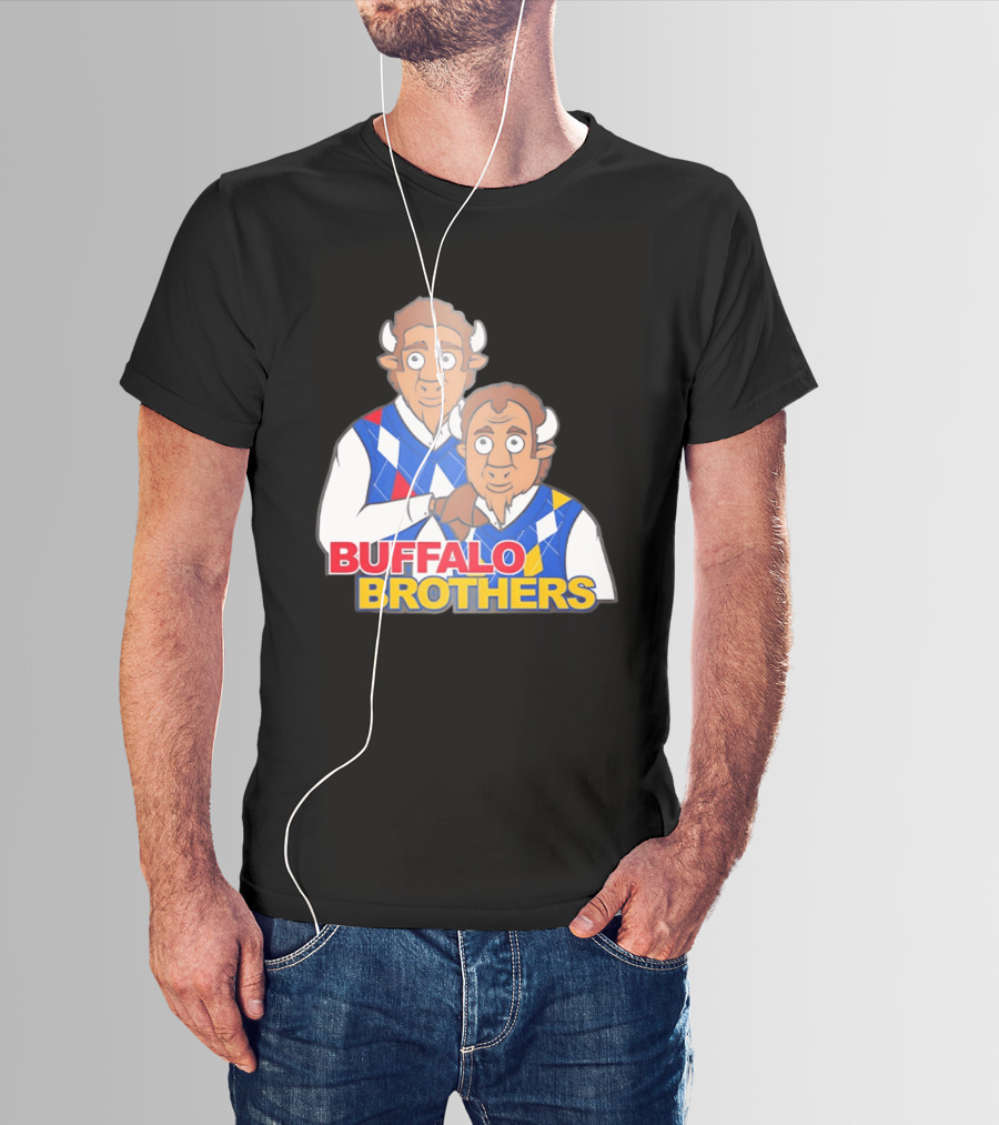 Buffalo Brothers Buffalo Bills Football 2026 Cartoon T-Shirt