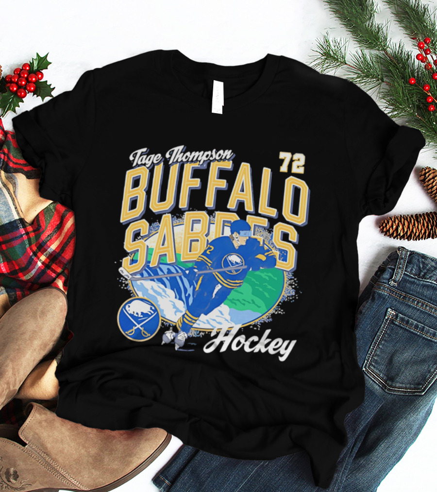 Tage Thompson 72 Buffalo Sabres Hockey Player T-Shirt