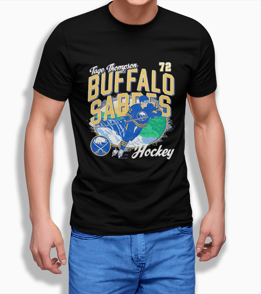 Tage Thompson 72 Buffalo Sabres Hockey Player T-Shirt