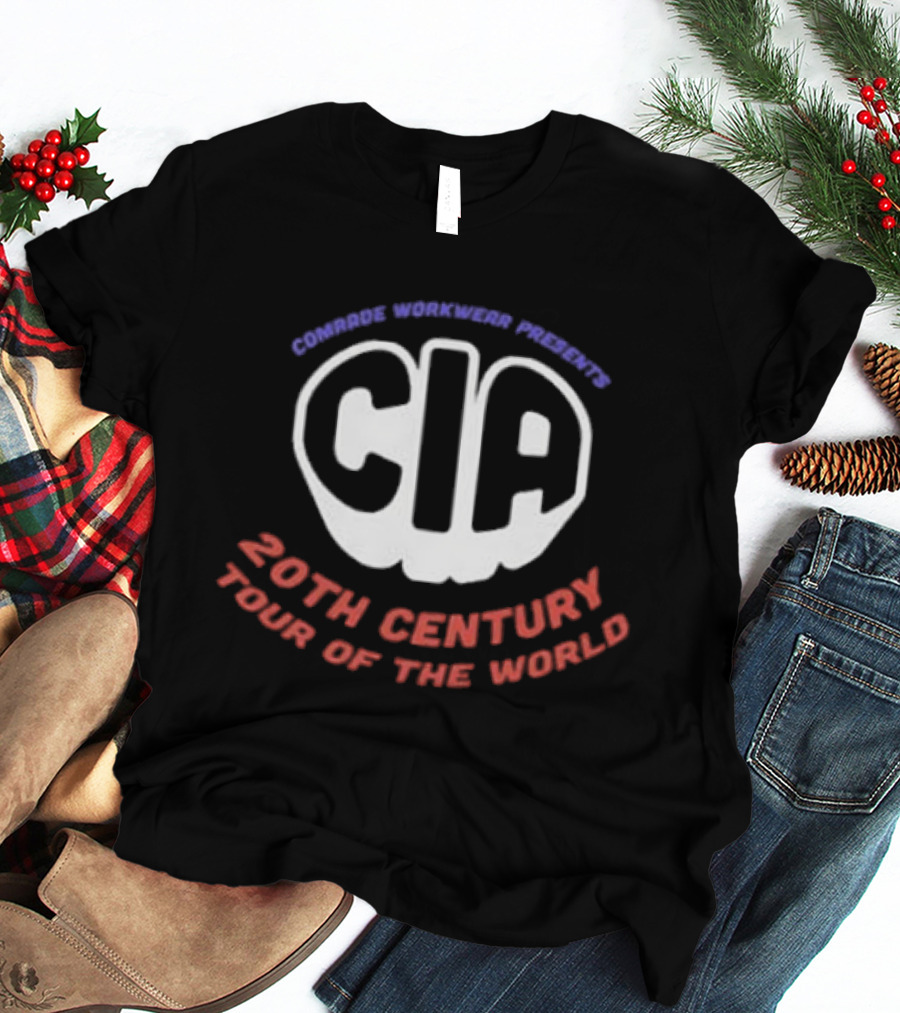 CIA 20th Century Tour Of The World George Widener Presents T-Shirt