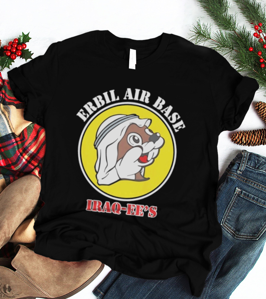 Erbil Air Base Iraq Eef's Cartoon T-Shirt