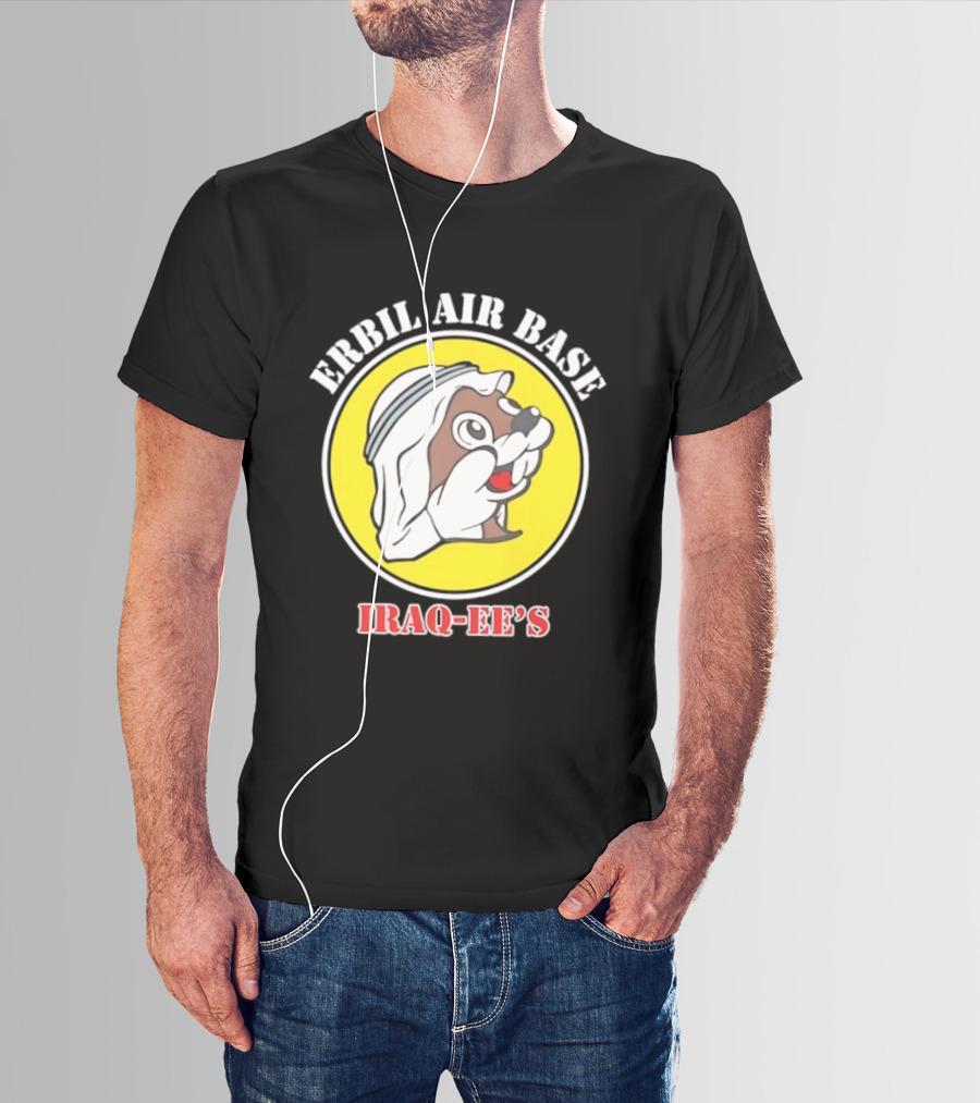 Erbil Air Base Iraq Eef's Cartoon T-Shirt