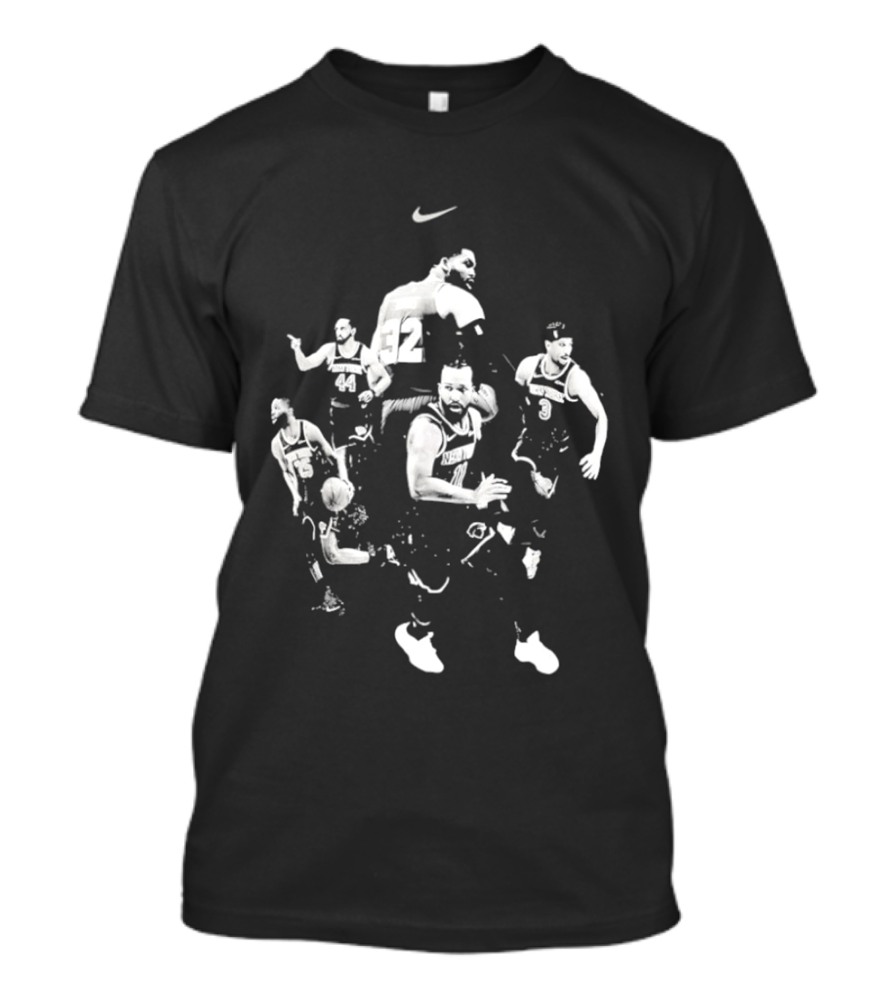 New York Knicks Collage Evan Fournier Teammates Nike Basketball T-Shirt