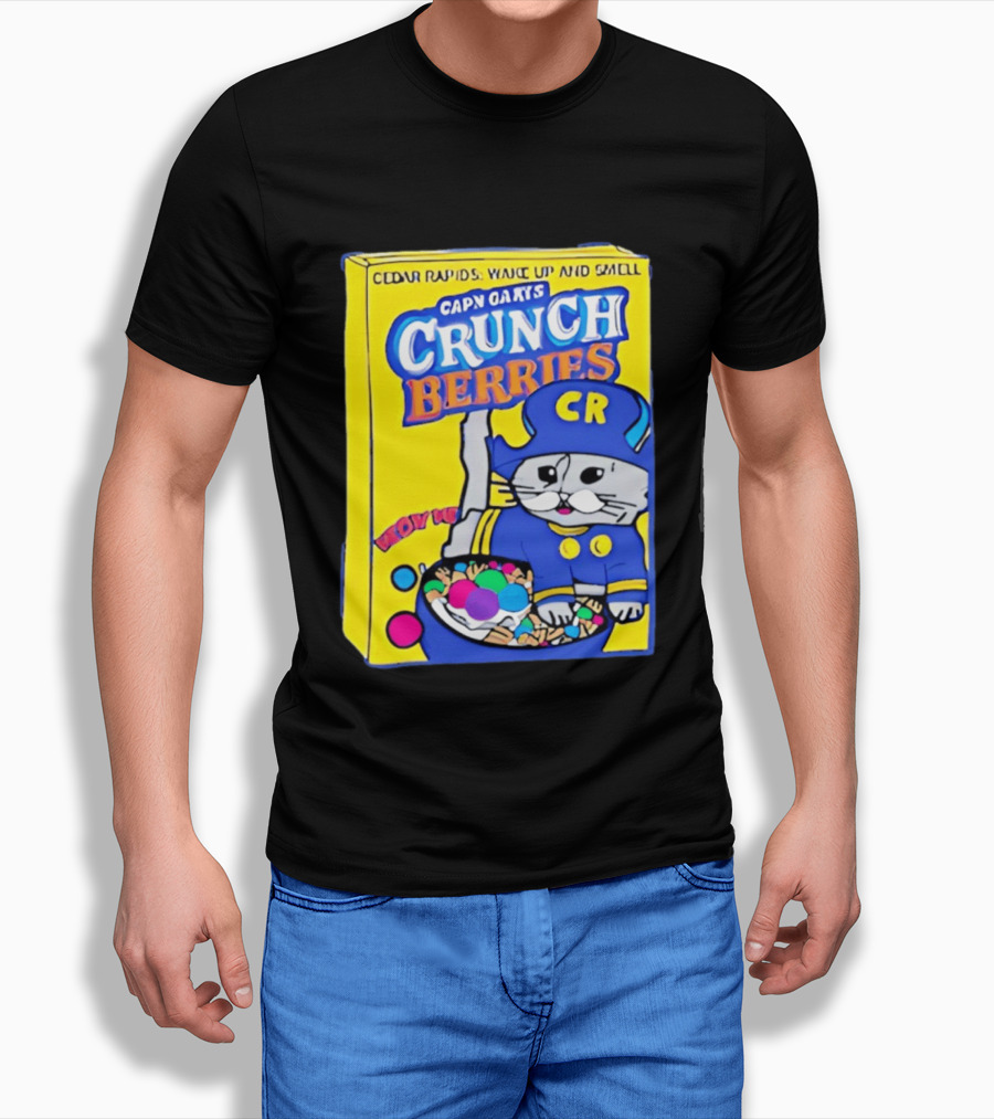 Cedar Rapids Wake Up And Smell Capn Oats Crunch Berries T-Shirt
